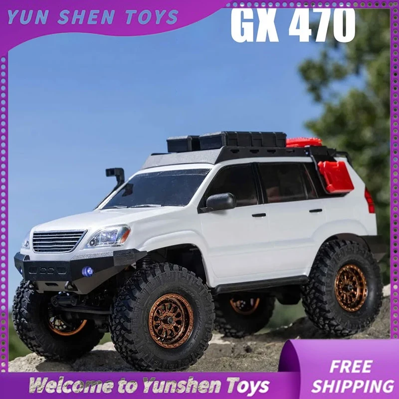 Axial Scx24 Remote-Controlled Electric Climbing Car 1/24 Simulation Gx470 Rtr Children'S Toy Holiday Gift