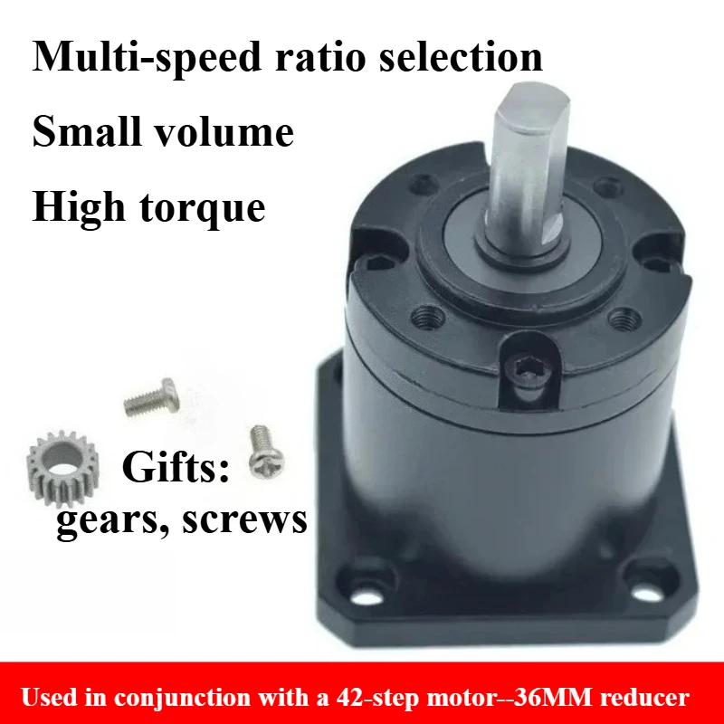 2Pcs 36MM planetary motor gearbox forward and reverse 42 stepper precision planetary gear reducer
