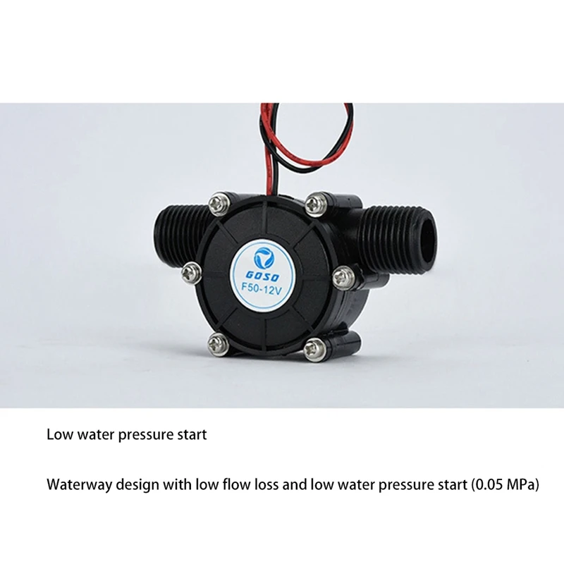 Micro-Hydro Generator 10W DC Water Flow Generator Turbine Generator Hydroelectric Tap Water Flow Hydraulic DIY