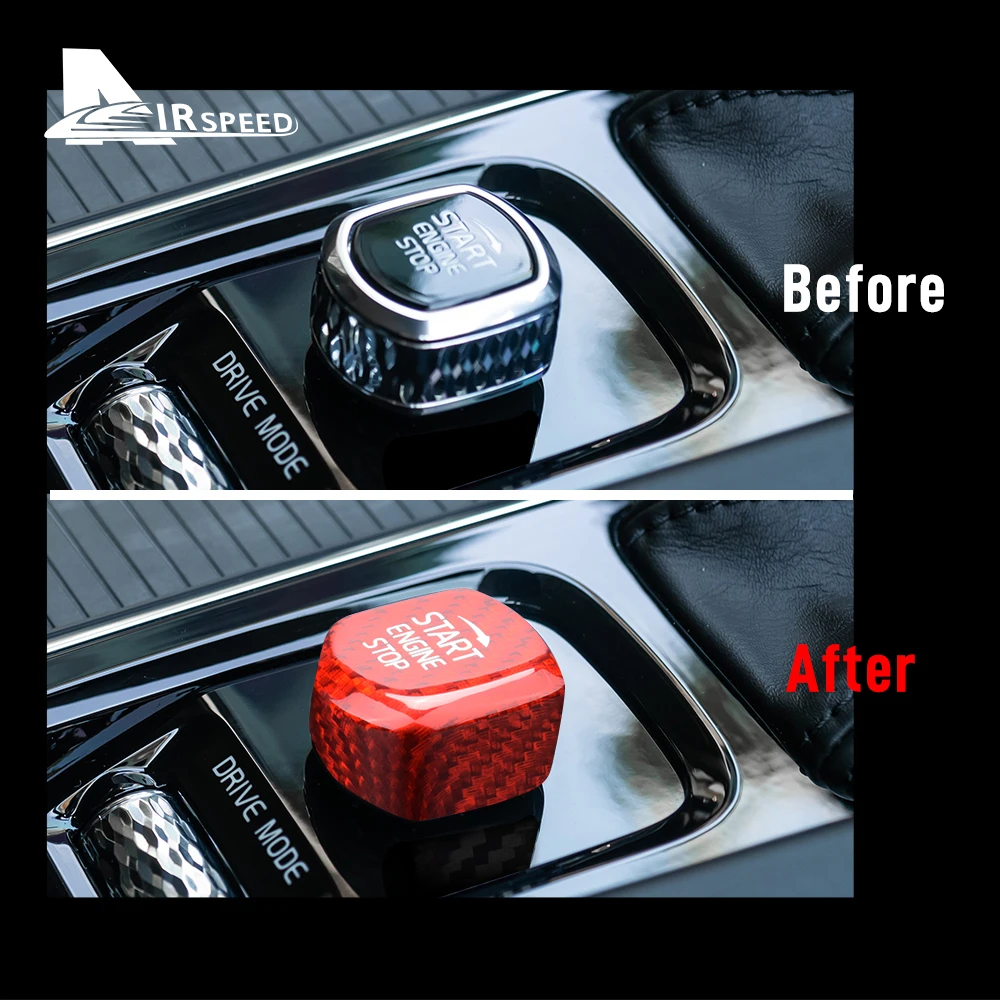 زر بدء تشغيل محرك السيارة لـ فولفو XC60 XC90 S60 S90 V60 V90 زر واحد بدء إيقاف Swtich مفتاح ديكور اكسسوارات السيارات التصميم