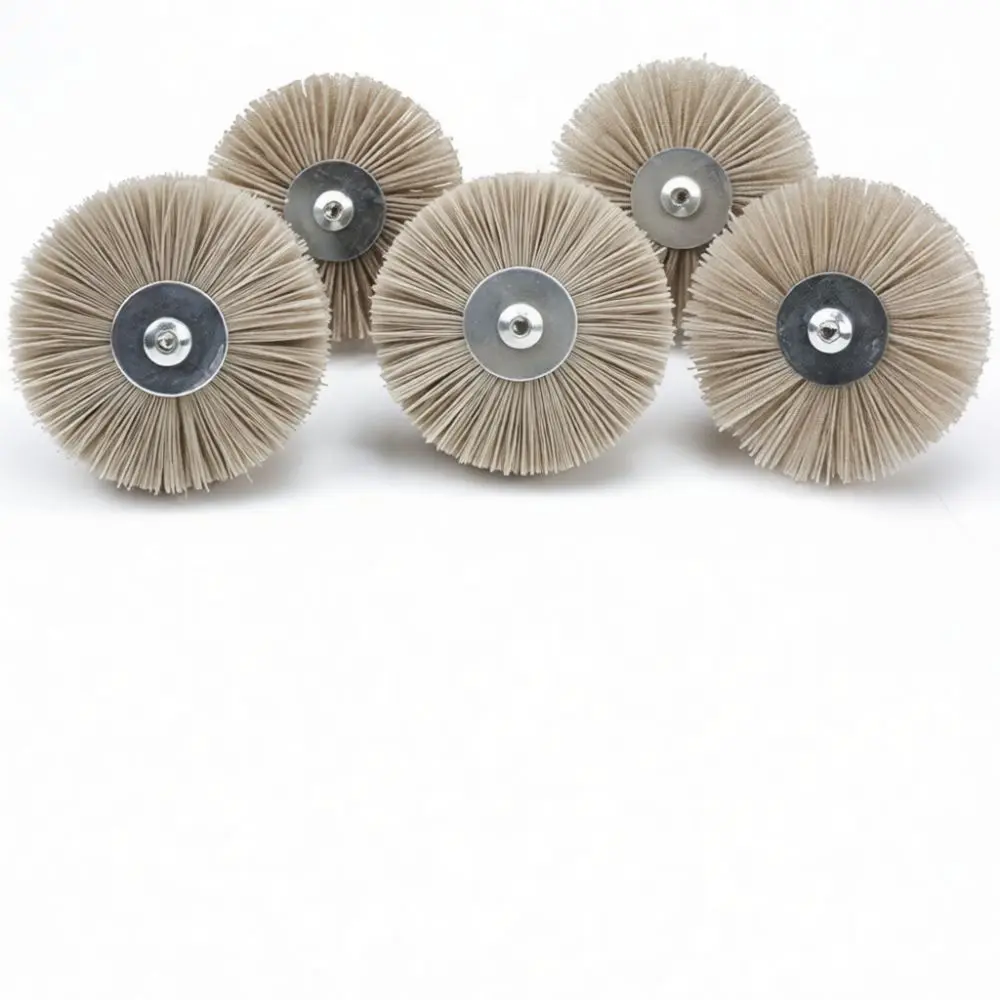 Wood Sanding Mop Wheel For Yongpin Abrasive Nylon Brush Mahogany Furniture Polishing Woodcarving Sculpture Grinding Head