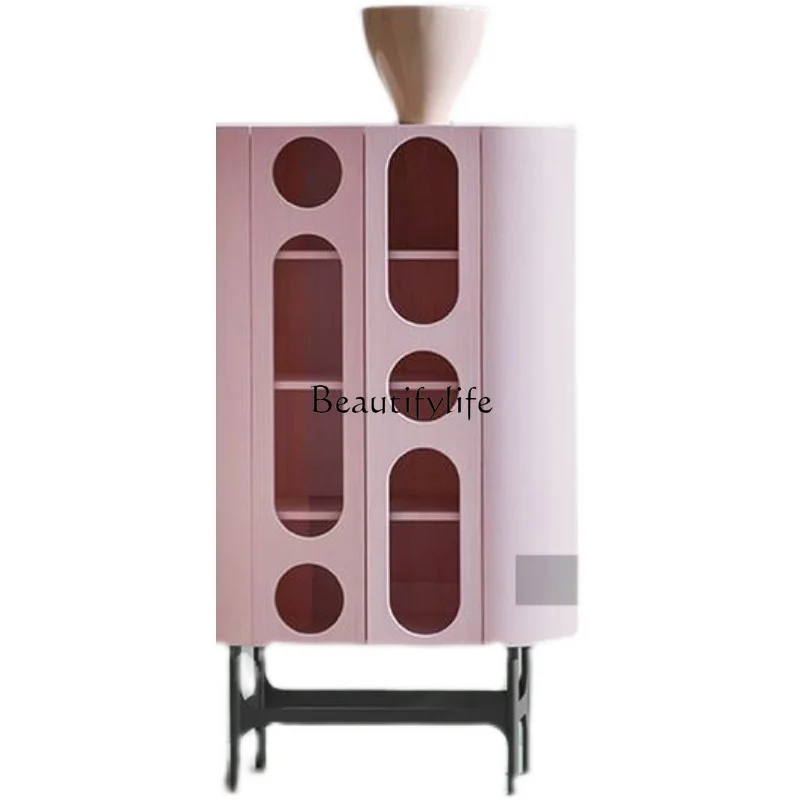 

Simple modern dining side porch cabinet living room dining room storage cabinet creative paint