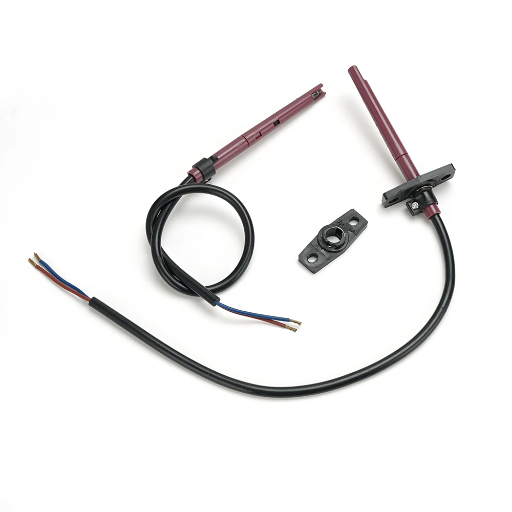 Lengthen QRB1 Flame Detector Glass Bubble High Sensitive Flame Sensor Red Electric Eye for Diesel Burner Fire Detection