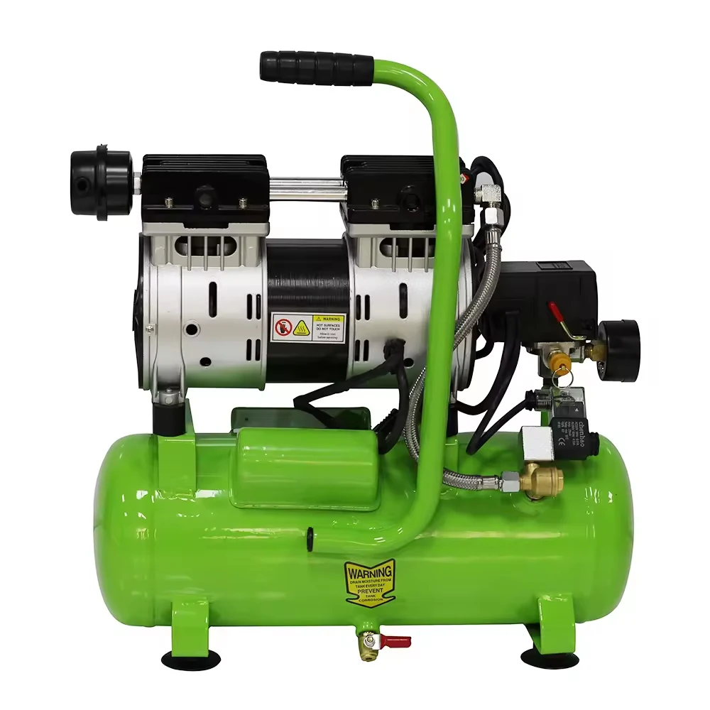 High Speed Medical 220 Volt 8bar 115psi Ac Dental ultra Silent Oil Free air Compressor Prices
