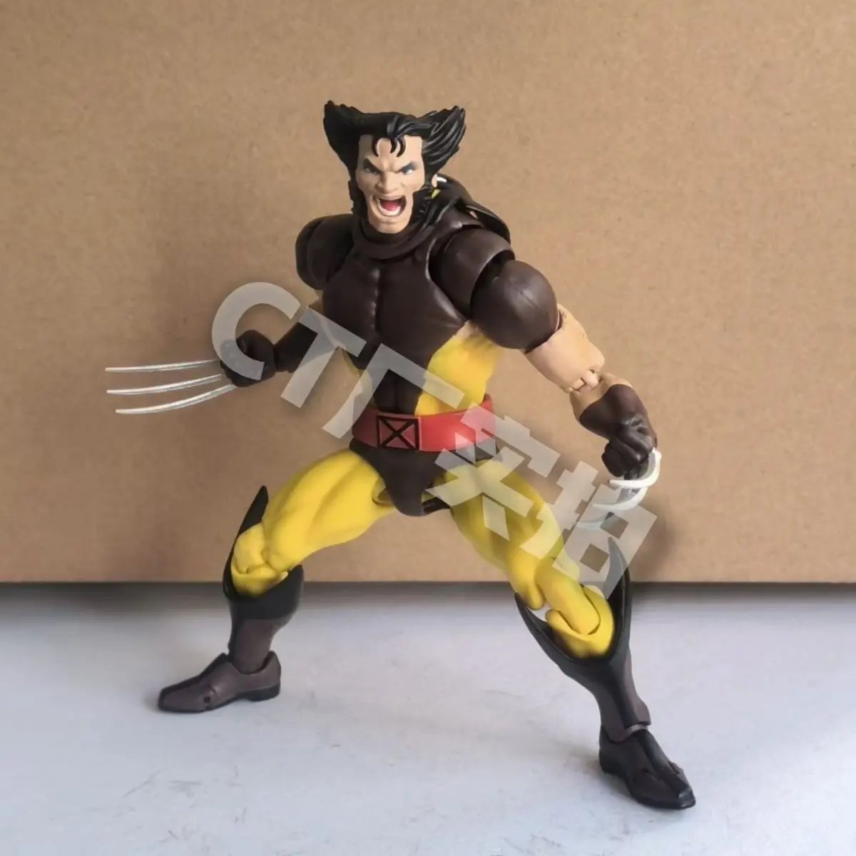 Ct Toys Wolverine Figure Brown Comic Mafex 138 X-Men Anime Action Figure Shf Figurine Model Statue Toys Christmas Gifts