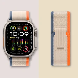 Trail loop For Apple Watch Ultra 2 Band 49mm 45mm 44mm 42mm 46mm 41mm Nylon bracelet correa iWatch Series 10 9 8 7 6 5 SE Strap