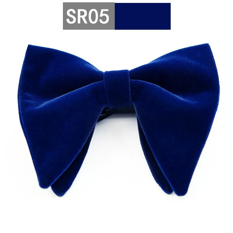 Handgefertigte Übergroße Samtfliege für Herren, Verstellbare Fliege, Perfekt für Formelle Anlässe, Hochzeiten, Smoking-Anzüge und Accessoires – Detail 11