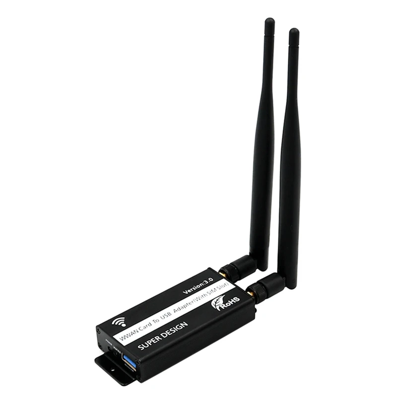 External Network Card NGFF (M.2) To USB 3.0 Wireless Wifi Adapter With SIM Card Slot For WWAN/LTE/4G Module