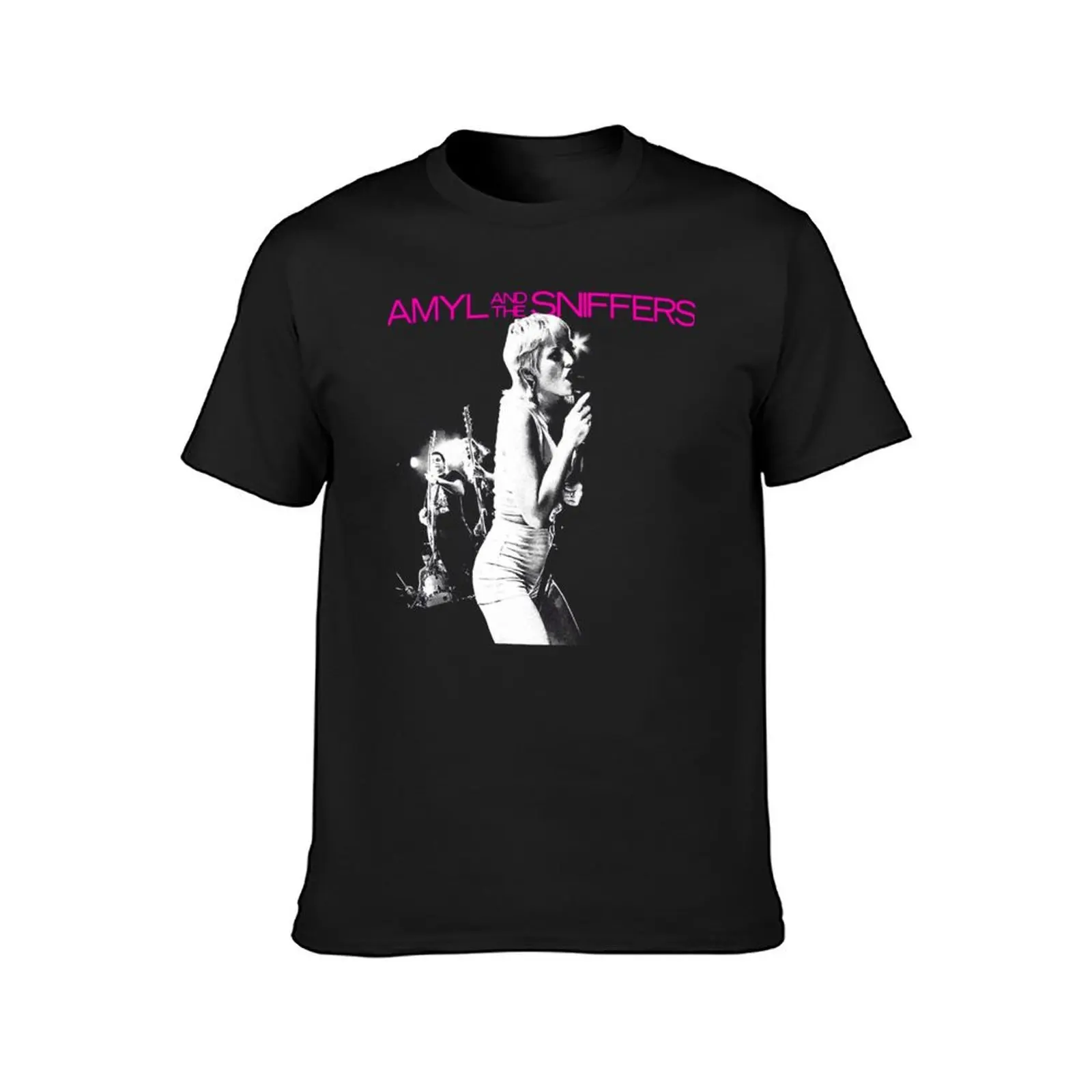 Amyl and The Sniffers T-Shirt summer top vintage heavyweights mens clothing