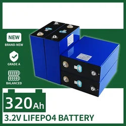 Go 3.2V 320AH 310AH Lifepo4 1/4/16PCS Grade A Rechargeable Lithium Iron Phosphate Battery 12V 24V RV Boat Solar