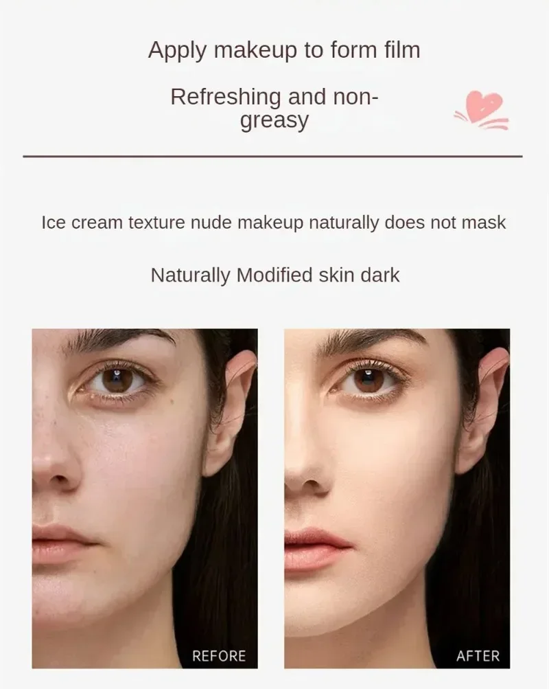 Gezicht Isolatie Concealer Hydraterende Luie Crème Gezichtsverzorging Hydraterende Verhelderende Huidskleur HanPoli 50g