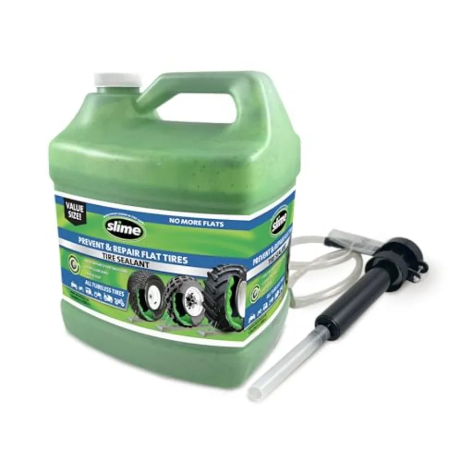 

10163 Flat Tire Puncture Repair Sealant Prevent and Repair for All Off-Highway Tubeless Tires Non-Toxic Eco-Friendly Formula Ef