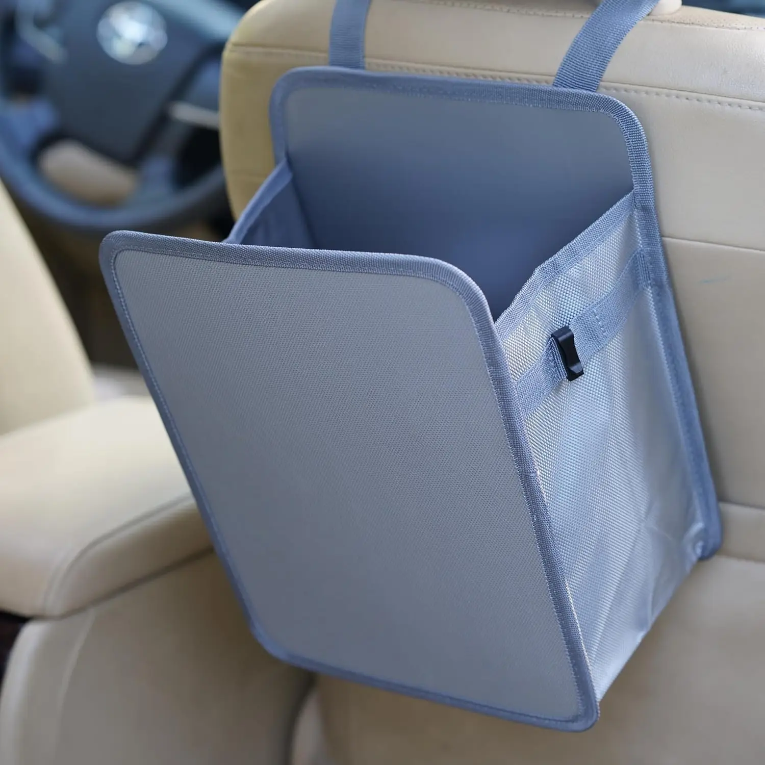 

Большое складное автомобильное мусорное ведро на 3 галлона с водонепроницаемым вкладышем, подвесная сумка для хранения для автомобилей, внедорожников и грузовиков