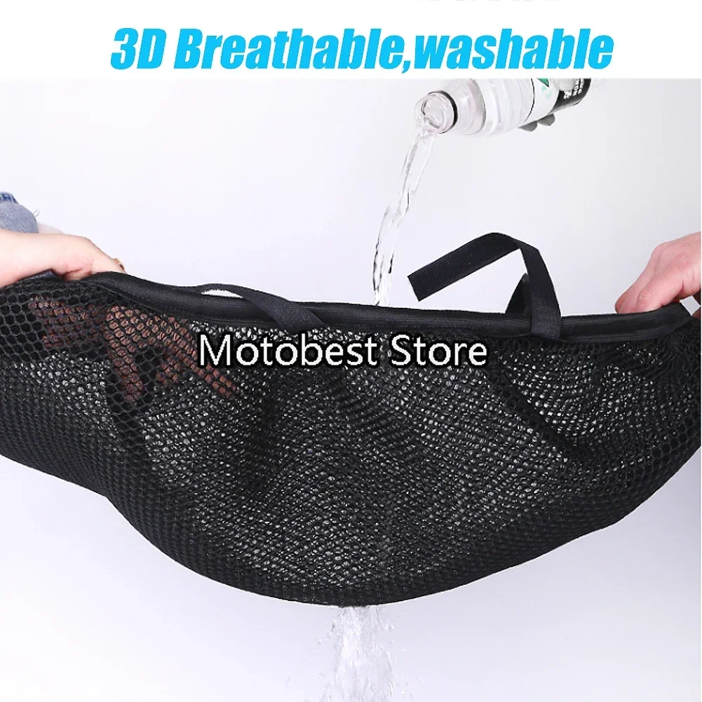 For Honda CRF 300L CRF300L Rally Motorcycle 3D Breathable Sunscreen Mesh Protecting Cushion Seat Cover  Seat Cowl