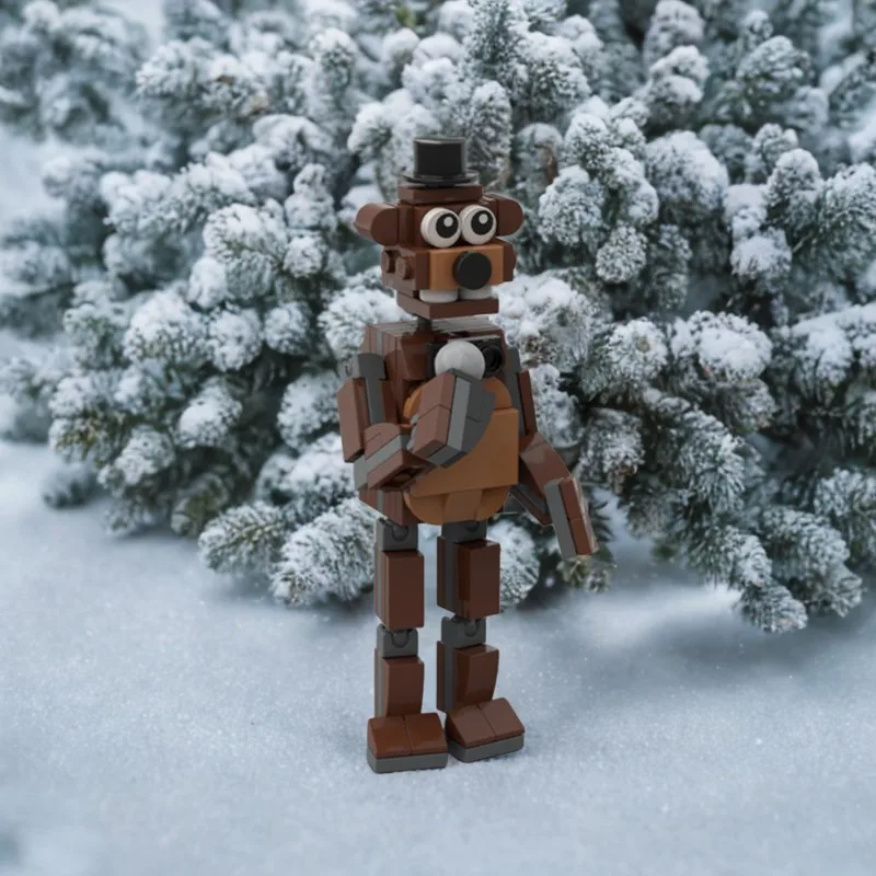 105pcs MOC Freddyes Fazbear FNFer 2014 빌딩 블록 어린이 크리스마스 장난감 선물 어린이 어린이 크리스마스 장난감 선물