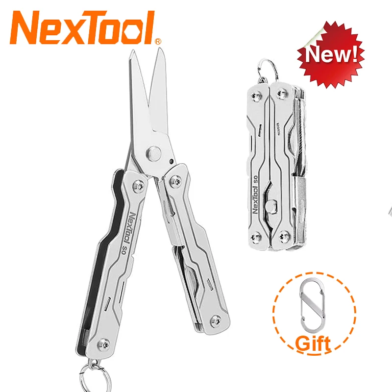 

NexTool Mini Sailor Scissors S0 Микро Брелок Мультитул 8 в 1 EDC Инструмент для путешествий на открытом воздухе Кемпинг Мульти-инструмент Гаджет для мужчин