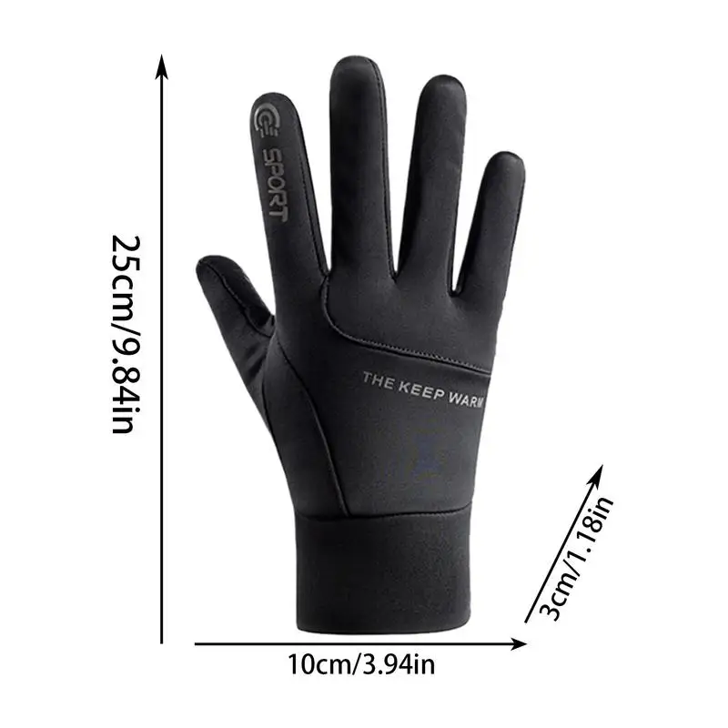 Guantes de invierno impermeables para mujer, manoplas con pantalla táctil, antideslizantes, para clima frío, para montar en Snowboard, para hombre