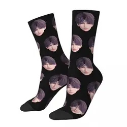 Crazy Design Love And Deepspace Rafayel Basketball Socks Polyester Long Socks for Unisex Breathable
