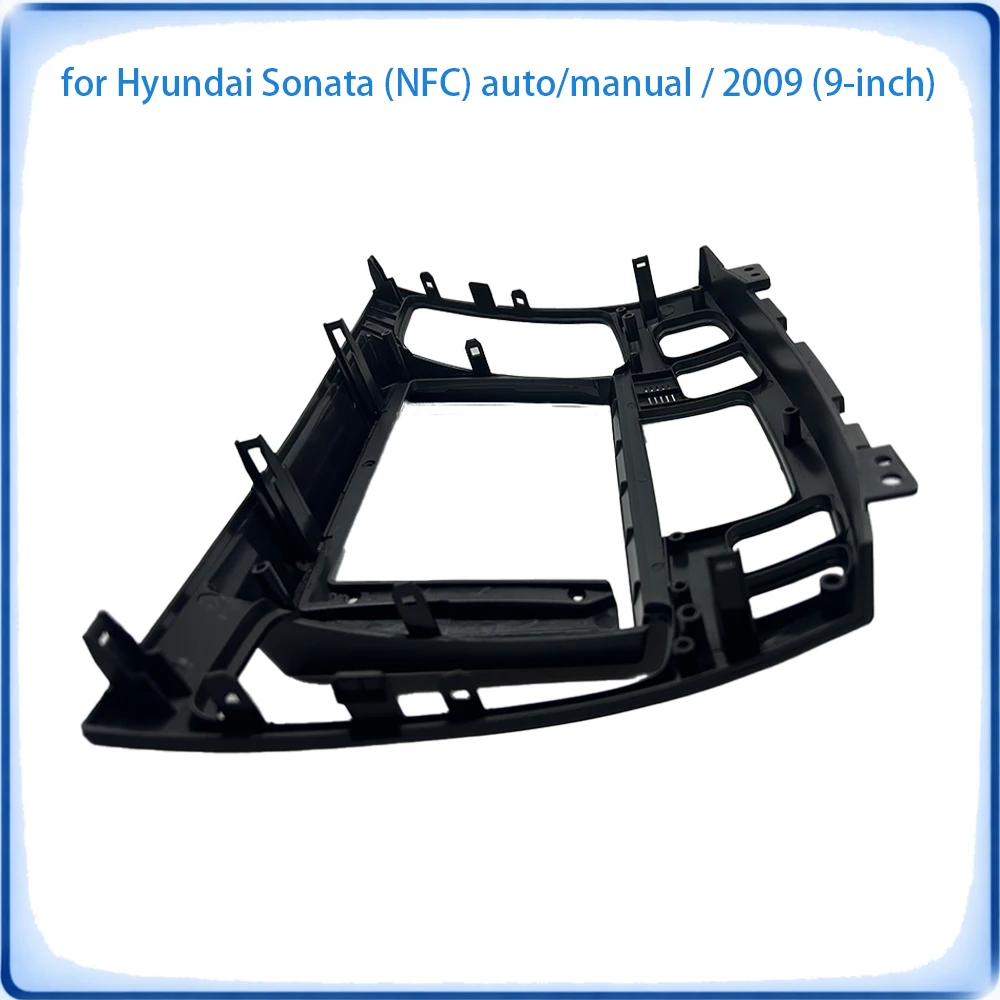 Car Radio Fascia Frame For Hyundai Sonata NF Auto/Manual 2009 9 inch Wiring Harness Power Cable Car Accessories Plug & Play