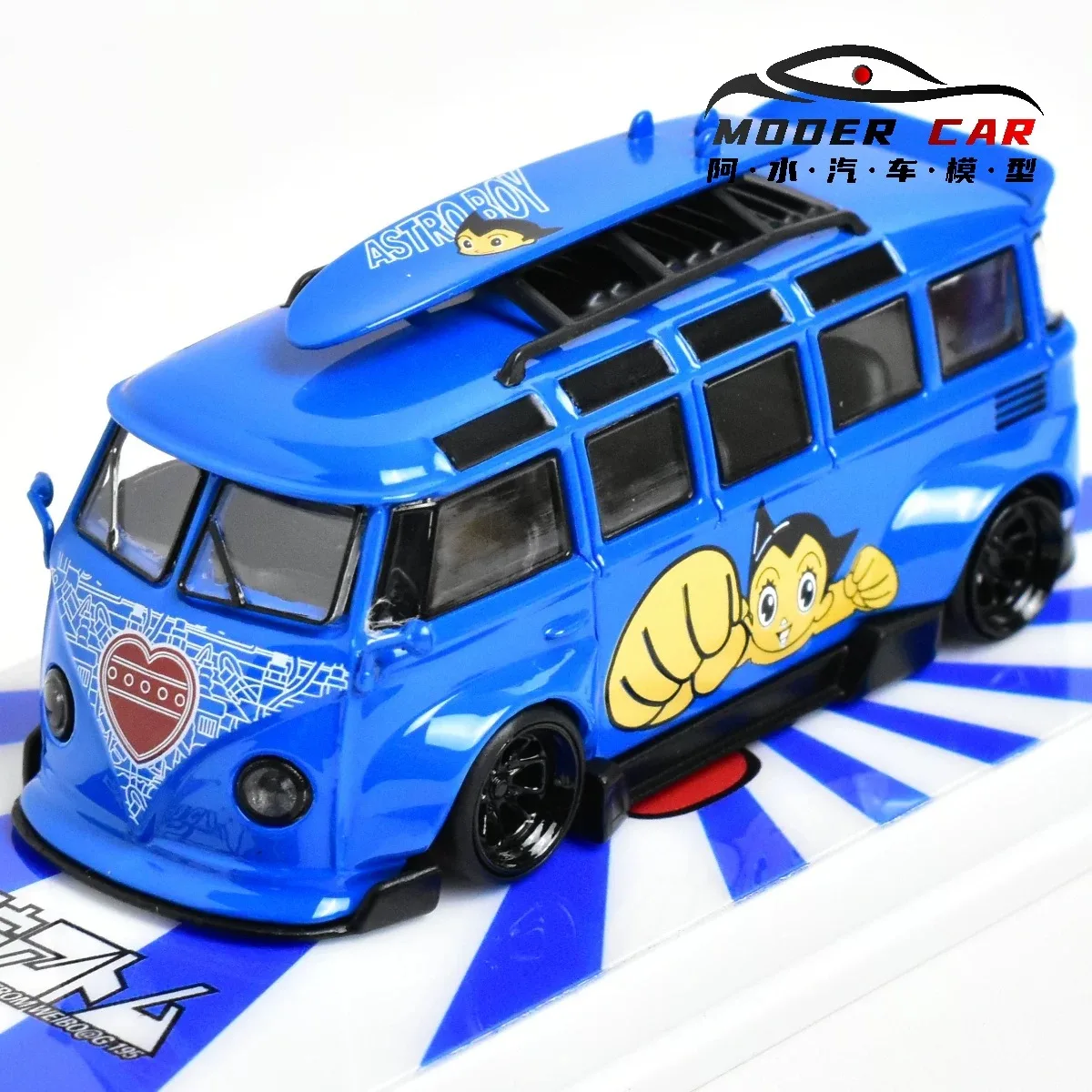 Lmlf-ムーンアイピックアップトラックモデルカー、1:64 t1、ダイキャスト