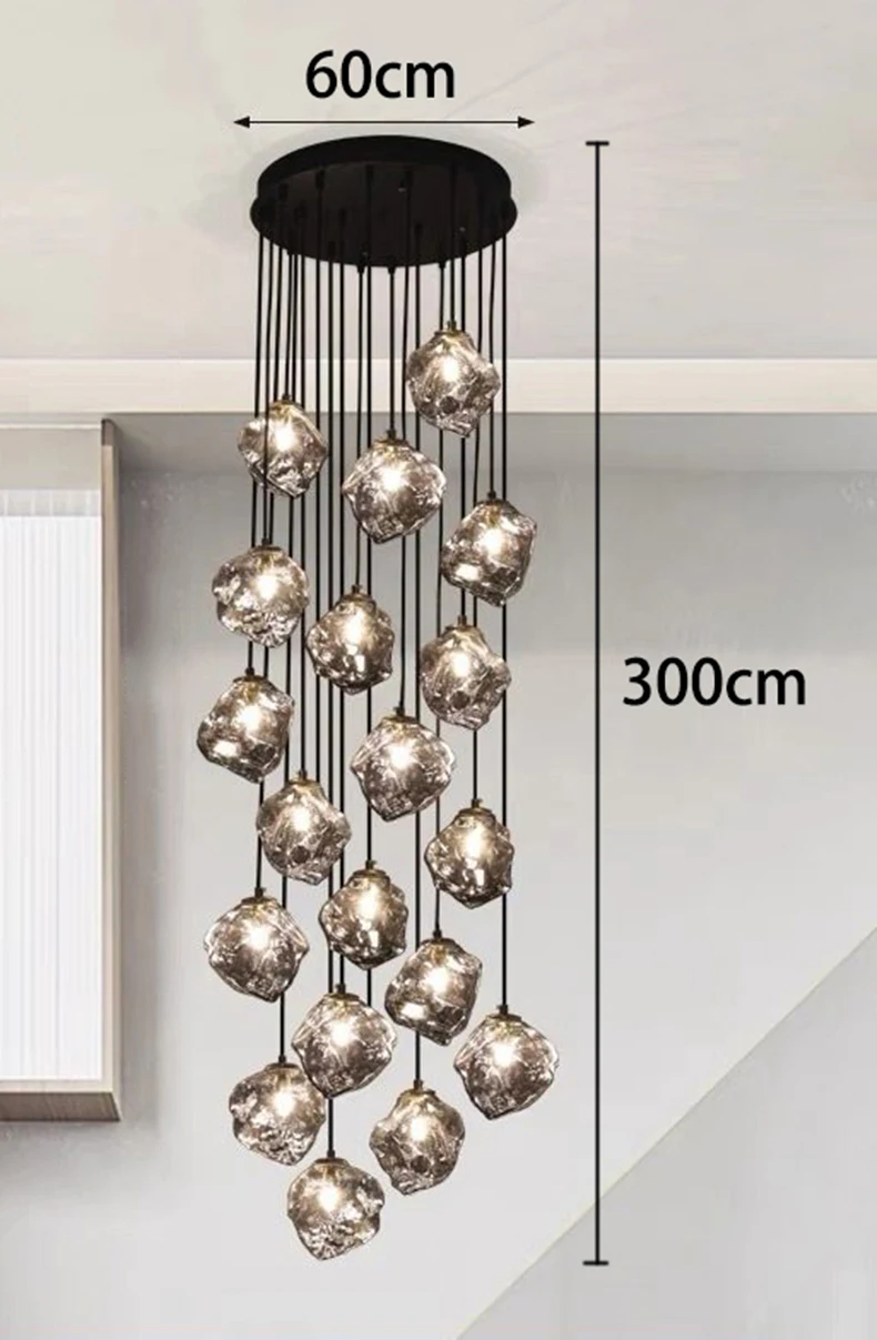 Modern interieur led-verlichting hanglamp lampen voor trap Kroonluchters voor woonkamer hanglamp binnenverlichting