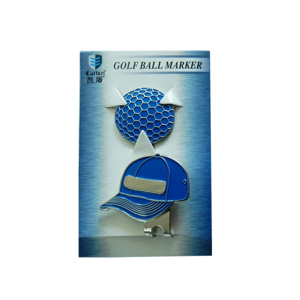 

2 Pcs Hat Clip Magnetic Golf Clips for Wind Ball Marker Golfball Markers Marking Tool