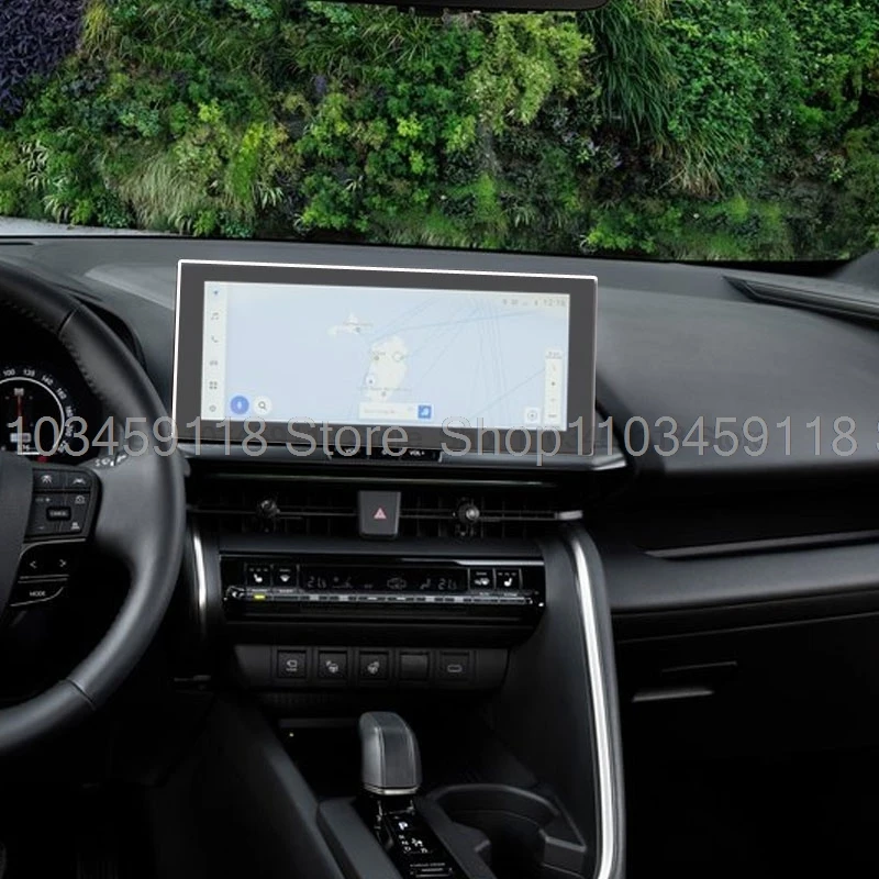 Ochraniacz ekranu TPU do Toyota C-HR 2024 2025 12,3 cala, przezroczysta osłona konsoli środkowej samochodu, akcesoria odporne na zarysowania.