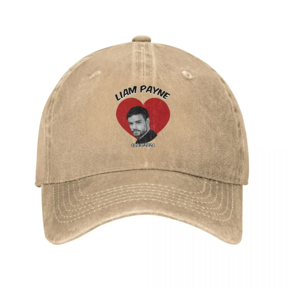 

Liam Payne Men Women Baseball Cap Distressed Washed Caps Hat Vintage Outdoor Running Golf Snapback Cap