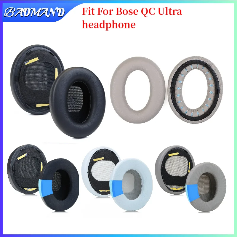 

Replacement Earpads for Bose QC Ultra Headset Headphones Leather Sleeve Earphone Earmuff