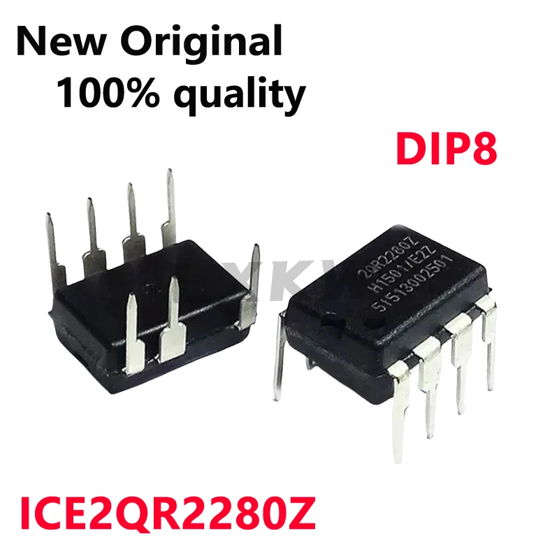 5/PCS New 2QR2280Z ICE2QR2280Z DIP8 Power management chip In Stock
