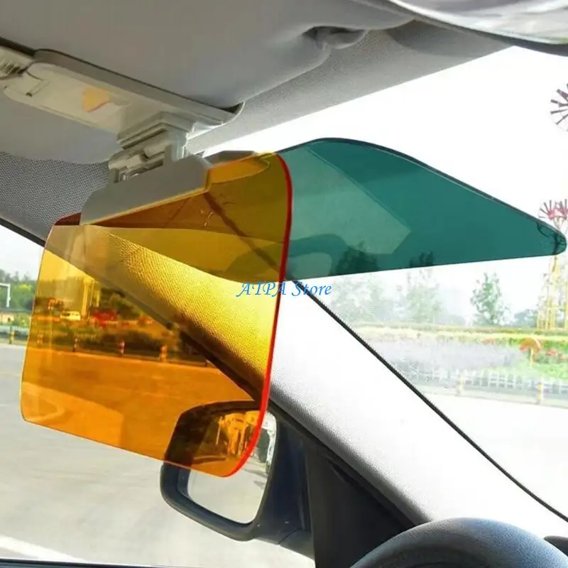 

U13C 1/2pcs Automotive Sunshade Blocks Strong Sunlight While Reducing Headlight Glares