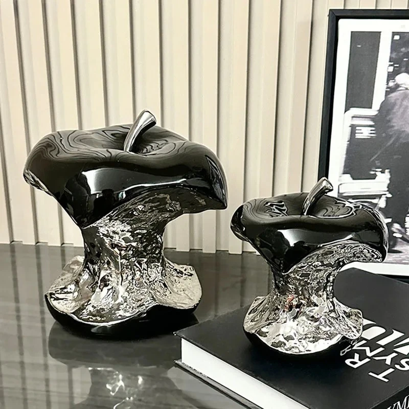 

High End Light Luxury Apple Ornaments Living Room TV Cabinet Entrance Home Decor Foyer Study Bookshelf Decoration Accessories