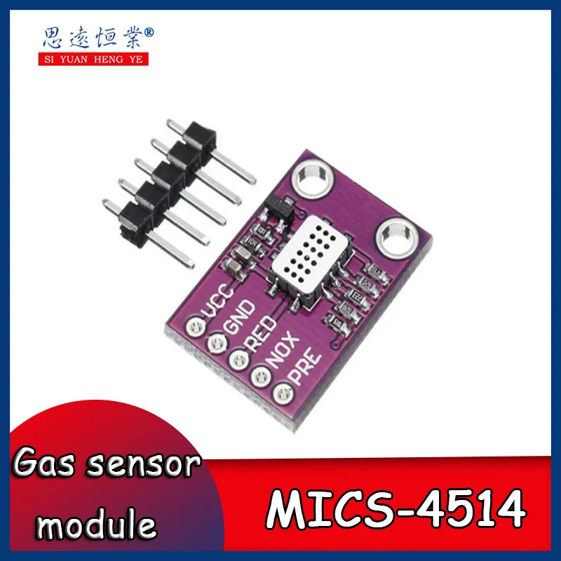 

1pcs DC4.9V-5.1V MICS-4514 gas sensor module for CO/NO2/NH3/CH4 concentration detection