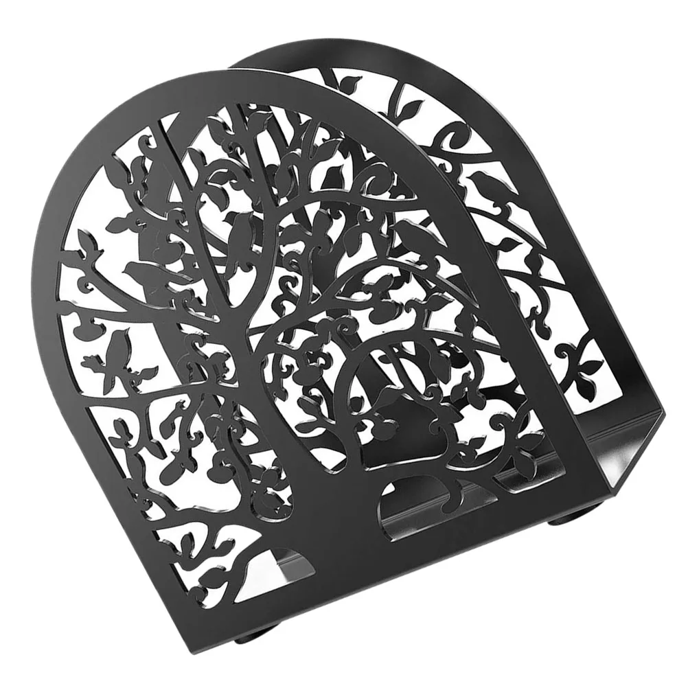 

Iron Paper Towel Holder Tissue Napkin Rack Retro Decor Dinner Table Dining Room Creative Modern Kitchen Hotel nament