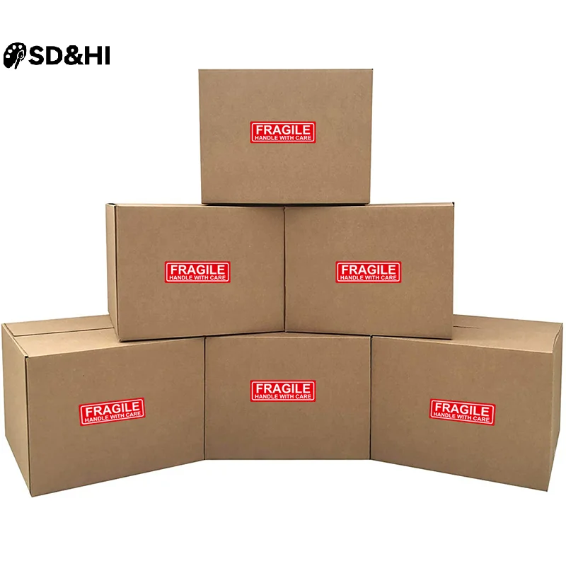 500PCS Fragile Stickers The Goods Please Handle With Care Warning Labels DIY Supplies