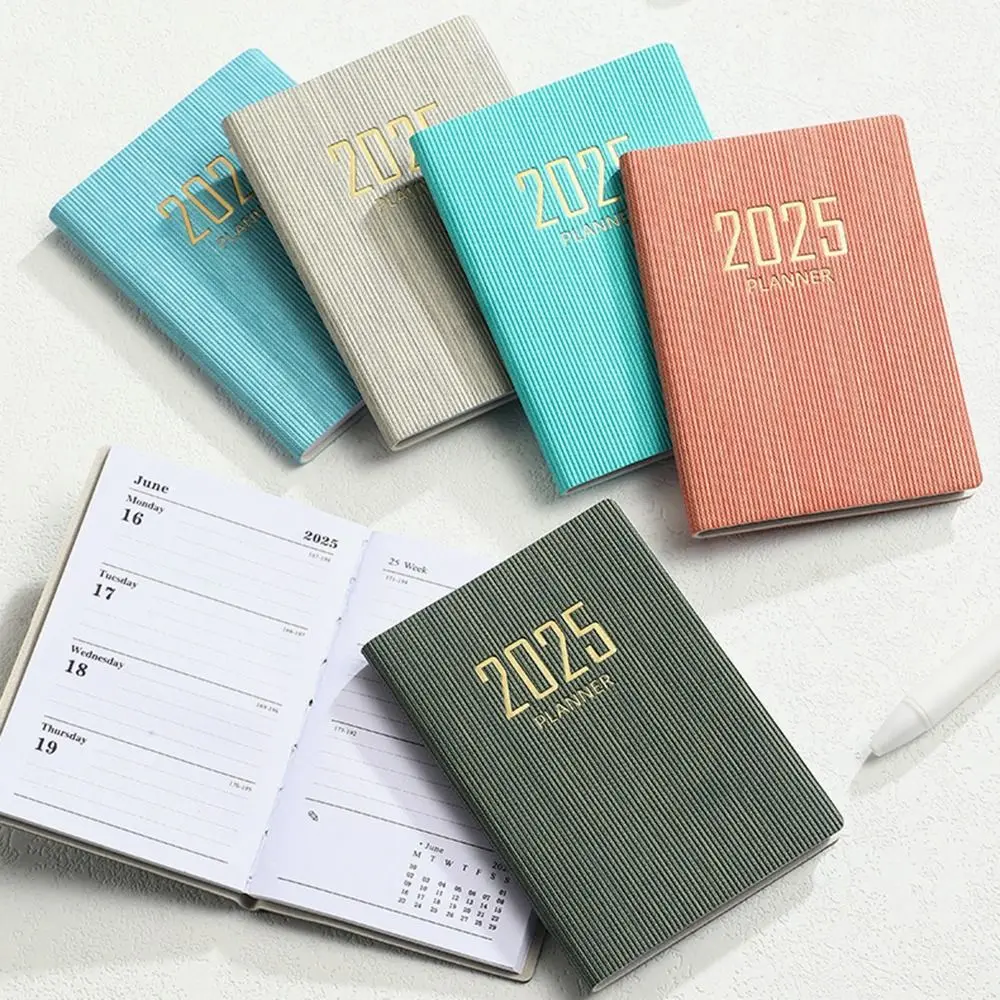 English A7 Mini Pocket Notebook To Do List 12 Months 2025 Schedule Planner Notepad Diary Notepad Time Organizer