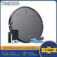 ZCWA BR151 Robot Vacuum Cleaner Auto Charging 6000Pa Power App Control Water Tank Wet  Robot Vacuum Cleaner Electric Sweeper