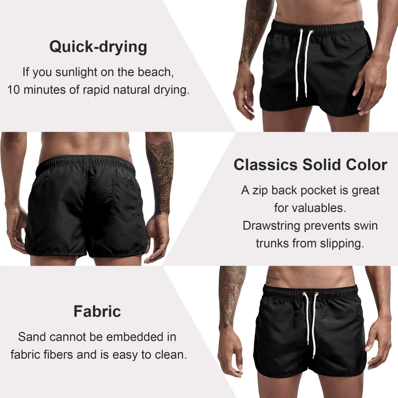 Summer Beach Shorts Movement Surfing Shorts Gym Running Short Pants Mens Quick-drying Swimming Trunk Pants Luxury Bear Printed