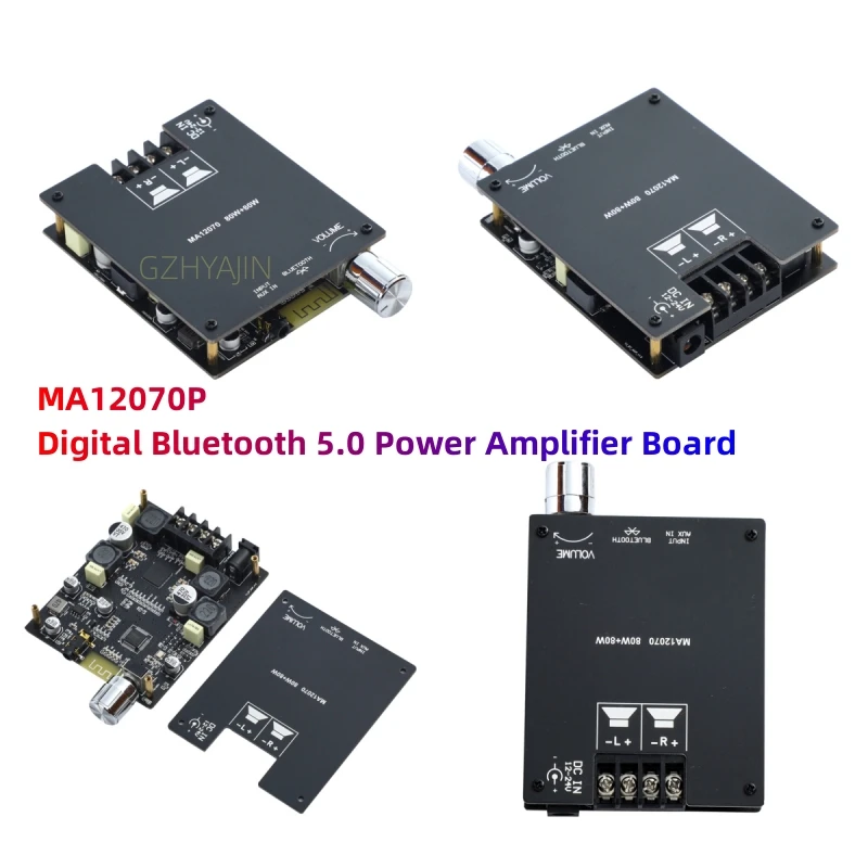 

Плата цифрового усилителя мощности MA12070P Bluetooth 5,0