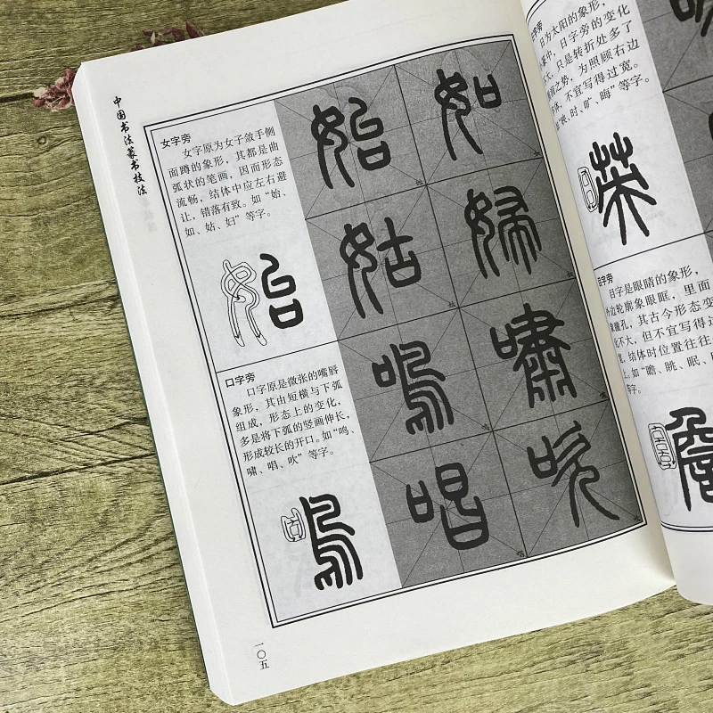 Copy Copybook Chinese Calligraphy Seal Script Technique Tutorial Learning Book Chinese Classic Calligraphy Copying Copybook Book