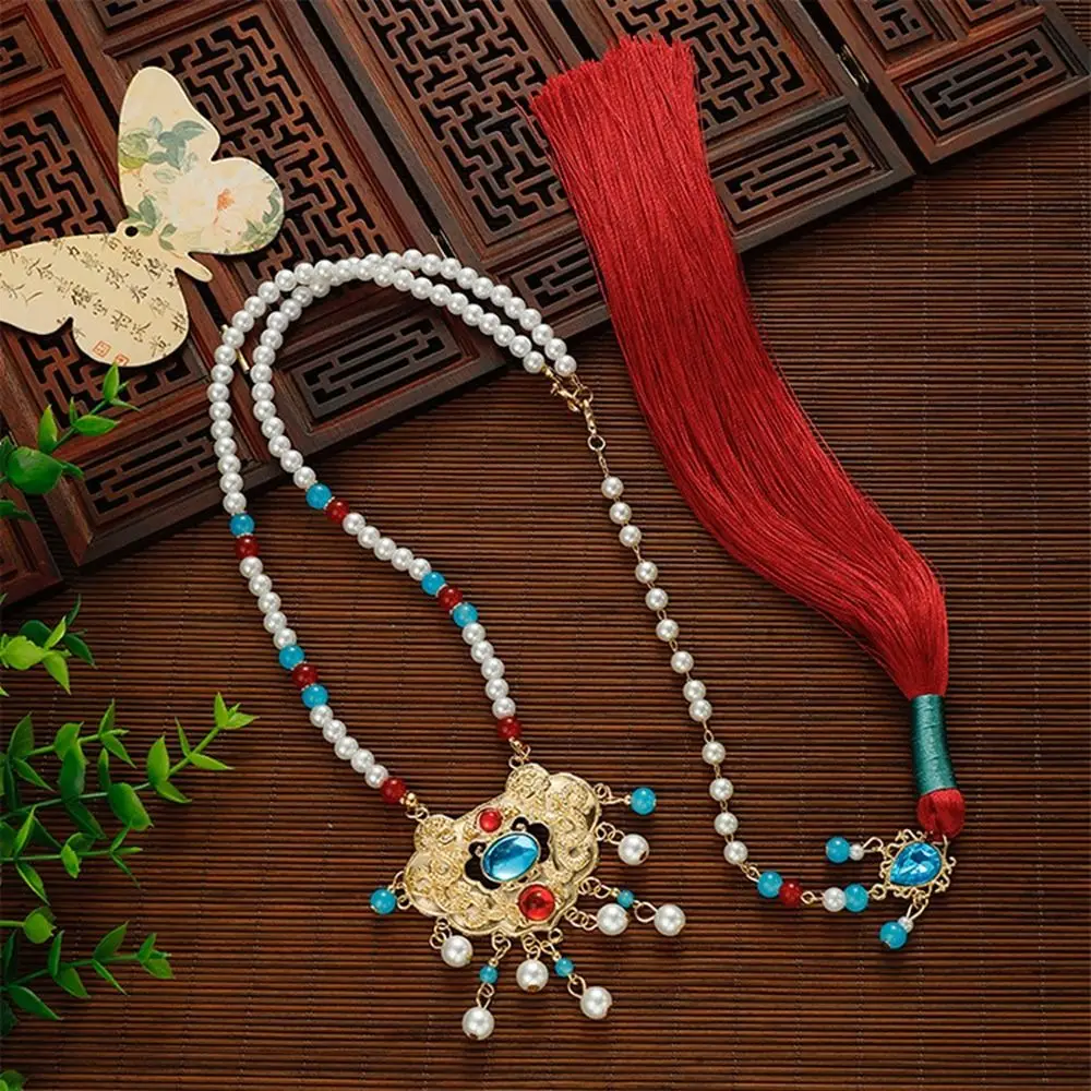 Tang Ming Song Dynasty Hanfu Ruyi Pendant Chinese Style Ethnic Style Chinese Necklace Horse-face Skirt Accessories