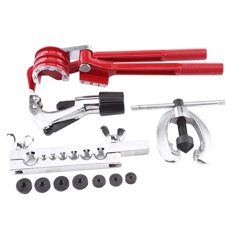 Peralatan Manual Crimping Kelas Industri Set Pemotong Pipa Refrigerasi Alat Pembengkok Pipa OEM