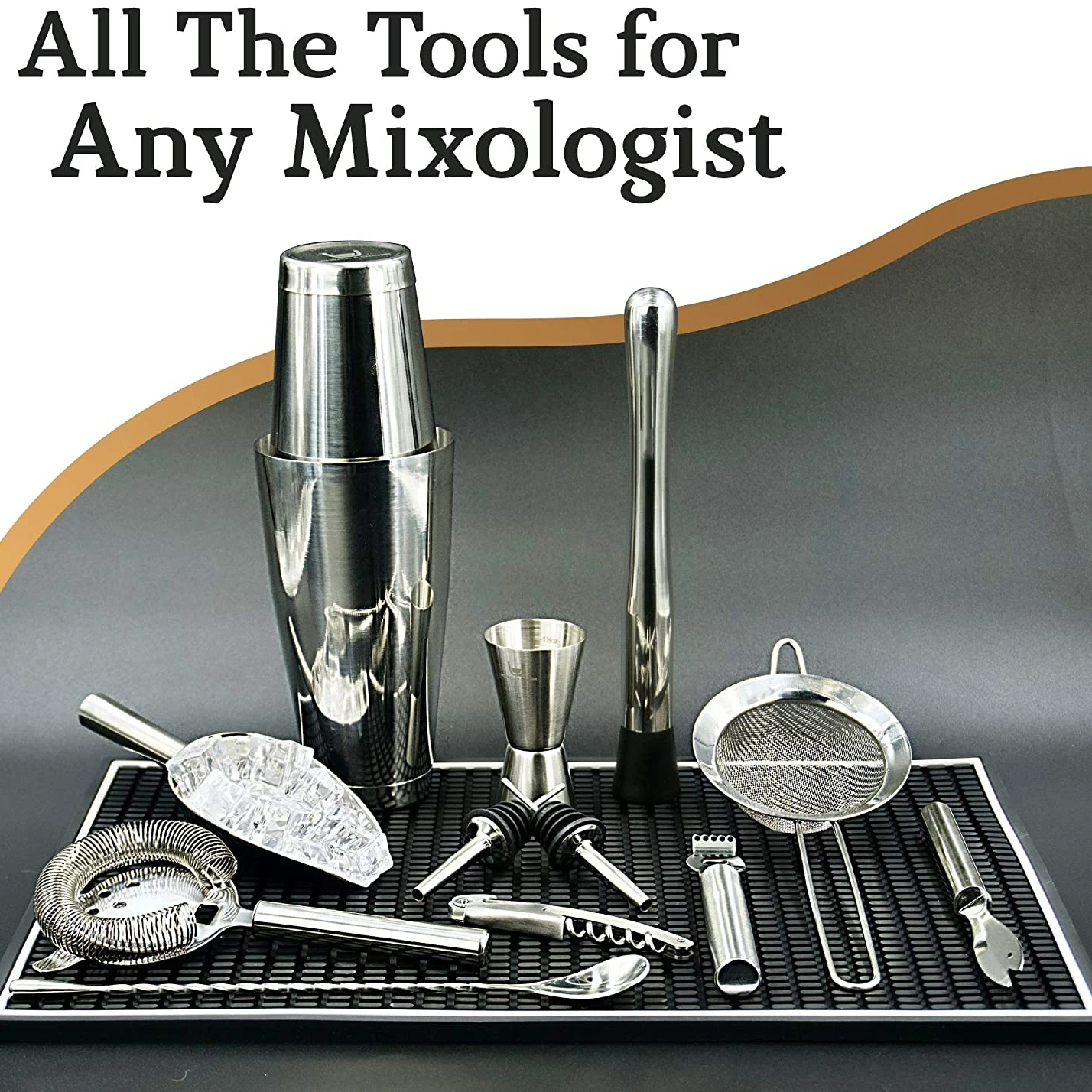 stllCamol 14-Piece Stainless S - Boston Shaker Set incelemesi ve fiyatı
