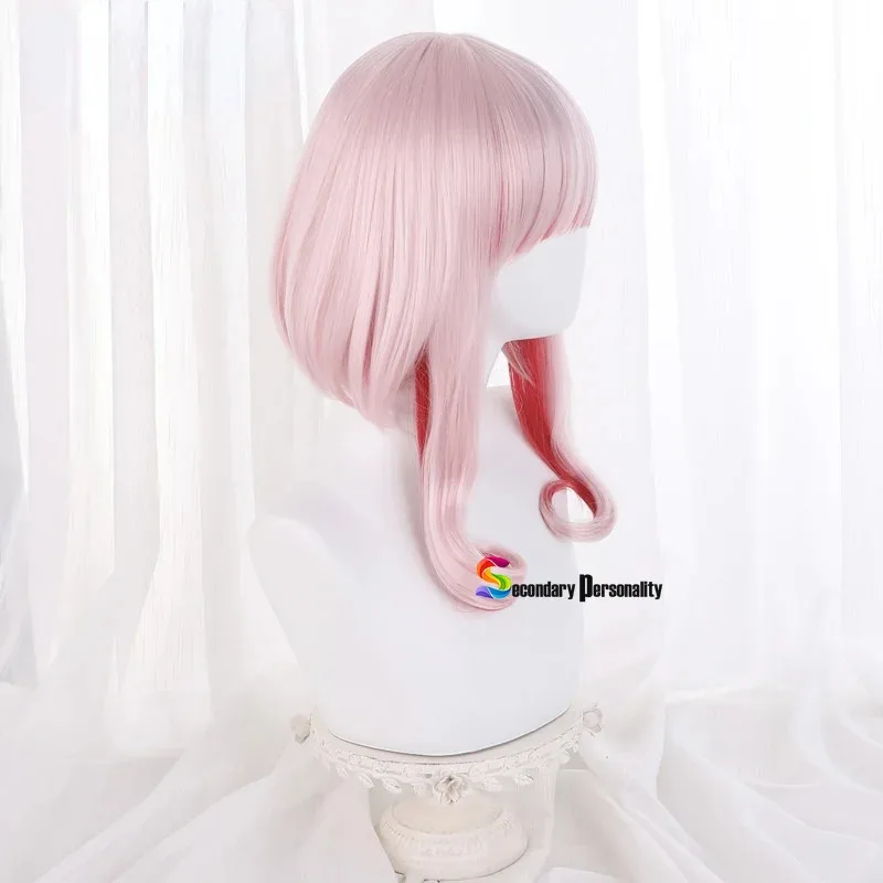 CyAnime Takt sur. Destiny Cosplay perruque destin rose rouge cheveux courts résistant à la chaleur fibre cheveux + bonnet de perruque gratuit Halloween filles femmes