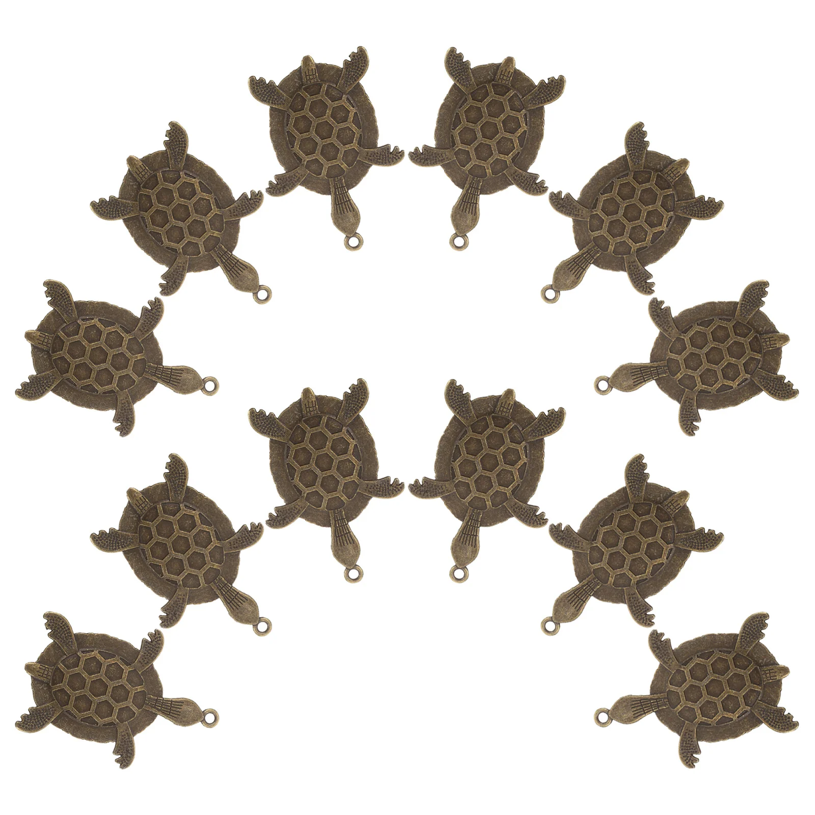 

20 шт., винтажная подвеска в виде черепахи, основа из сплава, поднос для морских животных, подвески для ювелирных изделий, ожерелье, браслет, серьги ручной работы, черепаха «сделай сам»