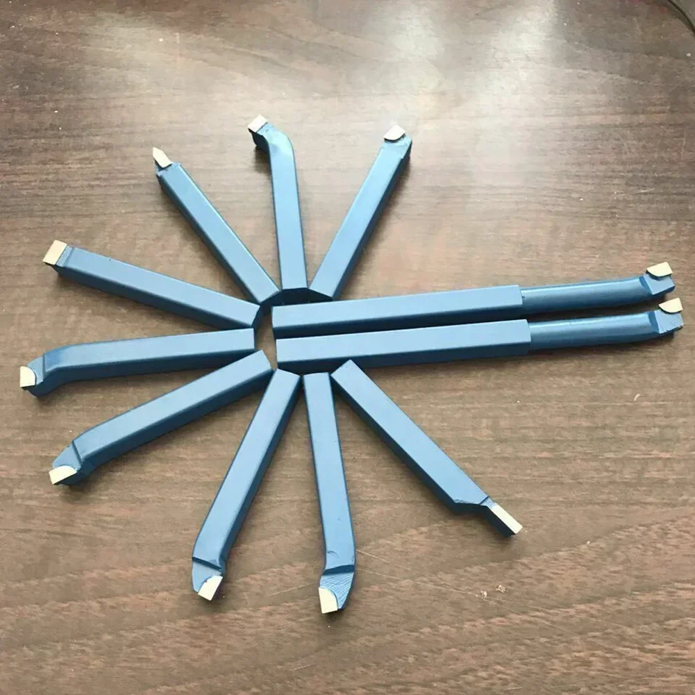 Lathe Tools Tip Milling Cutter External Turning Tools Outer Circles Planers 1 Set 10mm/12mm 11PCS Bit Brand New