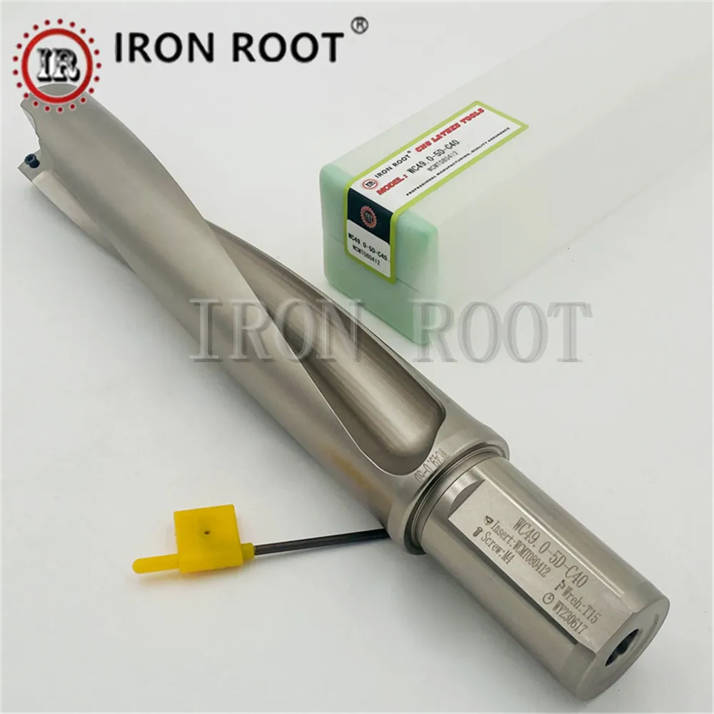 

IRON ROOT 5D46 - 5D50 Violent Drill CNC Lathe Tools, Fast Drilling, Indexable Drilling, Deep Hole Drilling, WCMT 080412