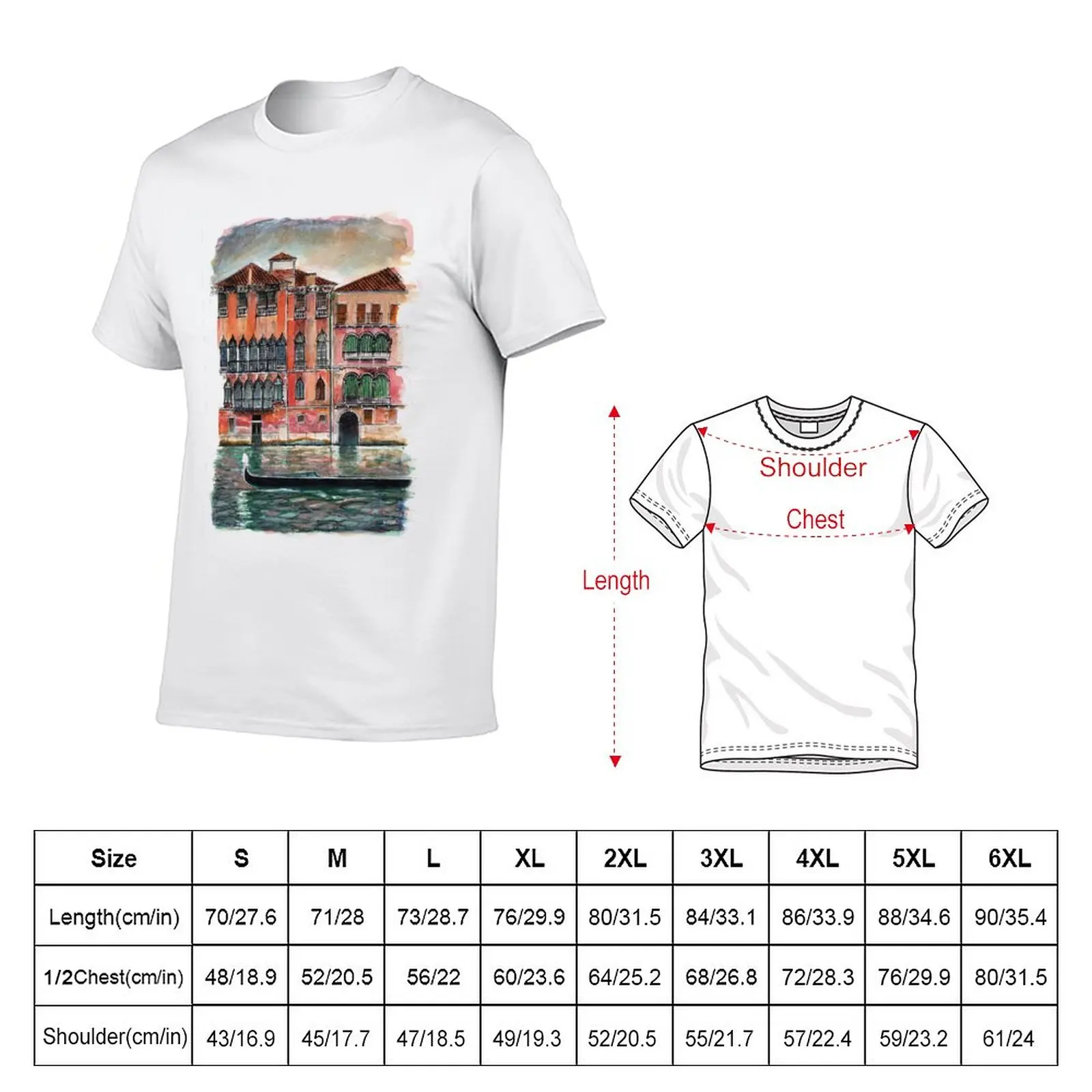 New Venice Arabesque T-Shirt graphics t shirt summer clothes summer tops mens t shirts