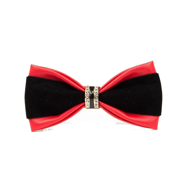 Men's Fashion Bow Tie crystal Bowknot Gentleman Adult Bow Ties Neckwear Wedding Evening Party