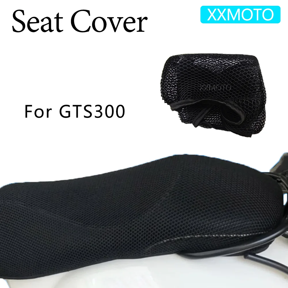 

For Vespa GTS300 GTS 300 Motorcycle Seat Cover Heat Insulation 3D Mesh Breathable Non-Slip Protection Seat Cover Cushion
